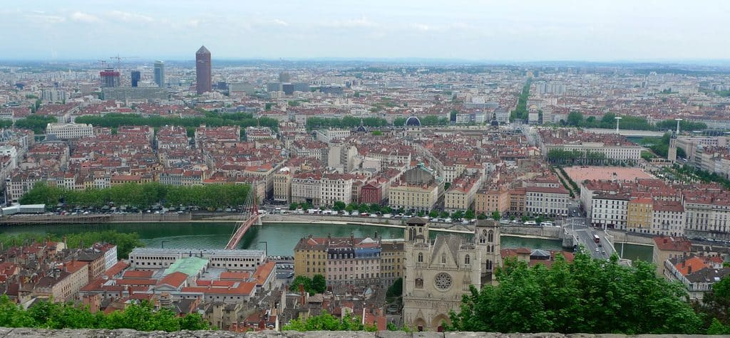 Vue de Lyon depuis la basilique !