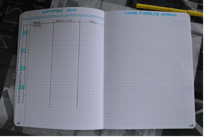 Bullet Journal prépa