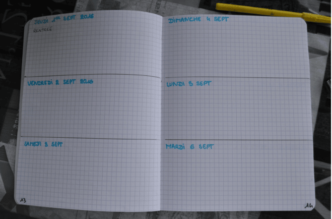 Bullet Journal prépa