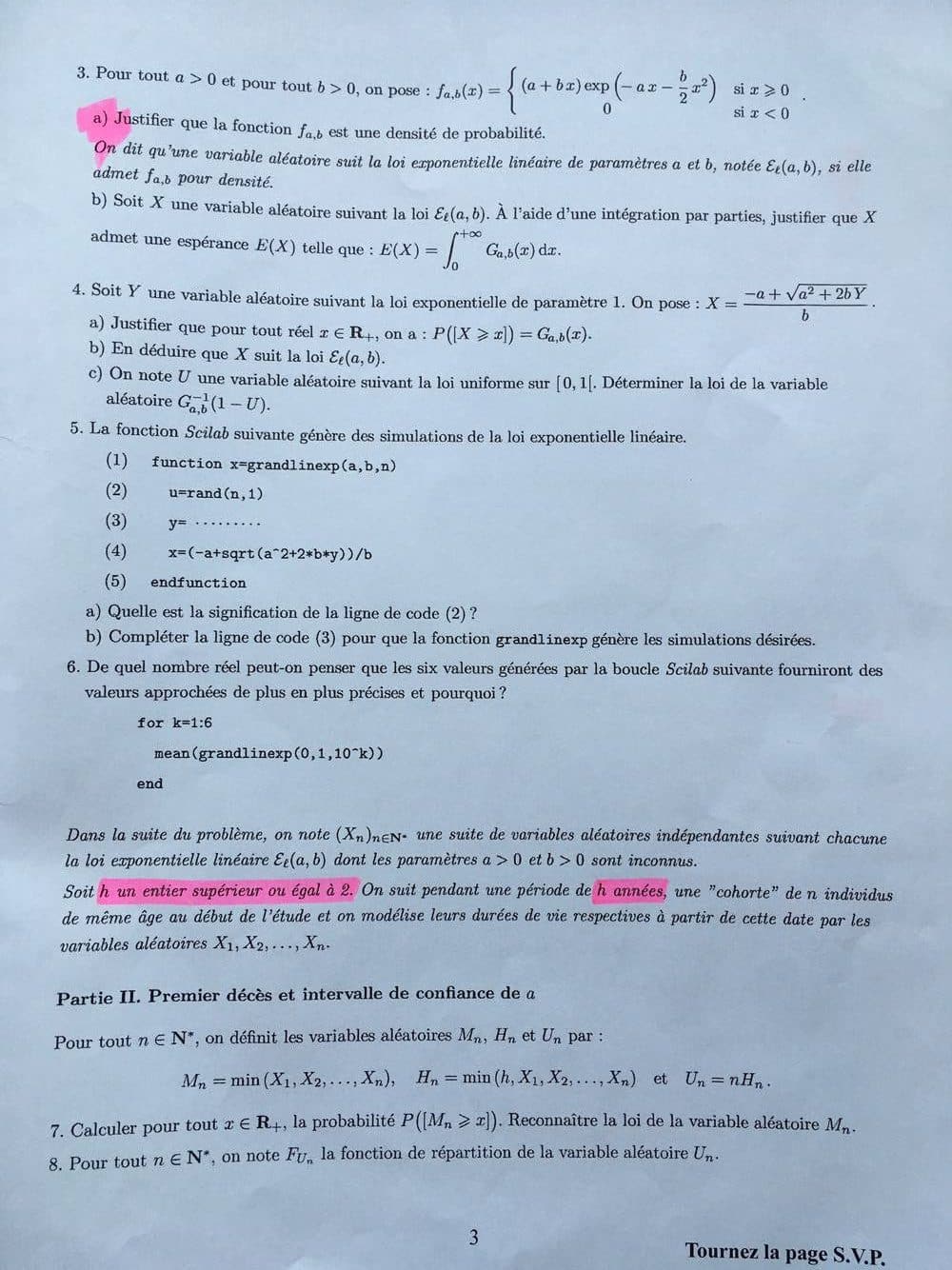 maaaths hec ece 3