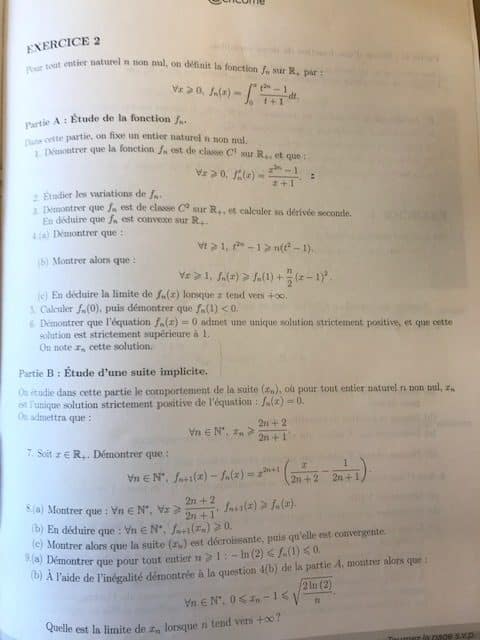 maths ecricome ece 2020