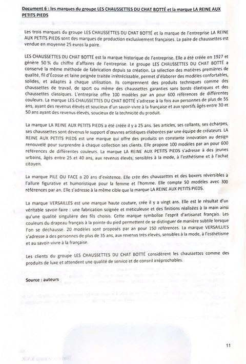 sujet management hec 2020 11