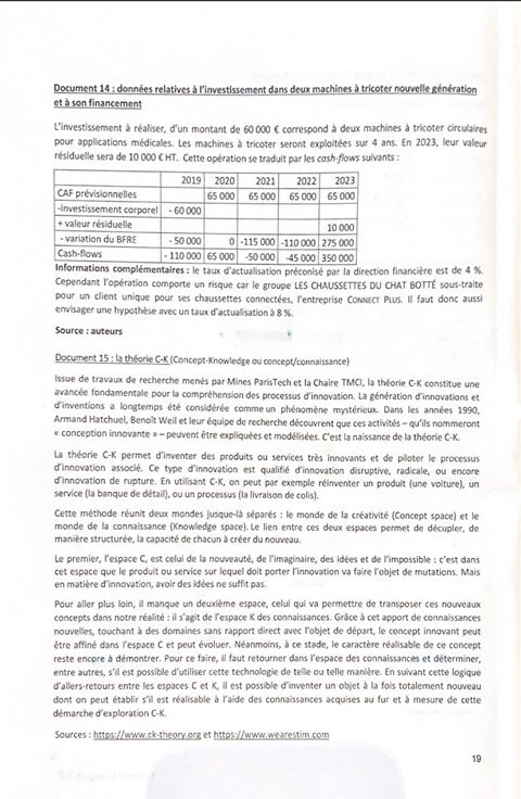 sujet management hec 2020 19