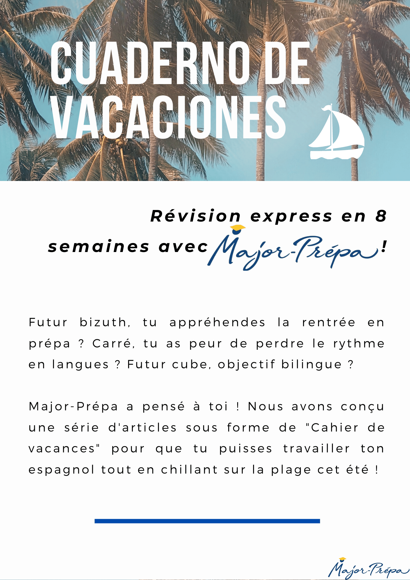 cahier de vacances en espagnol