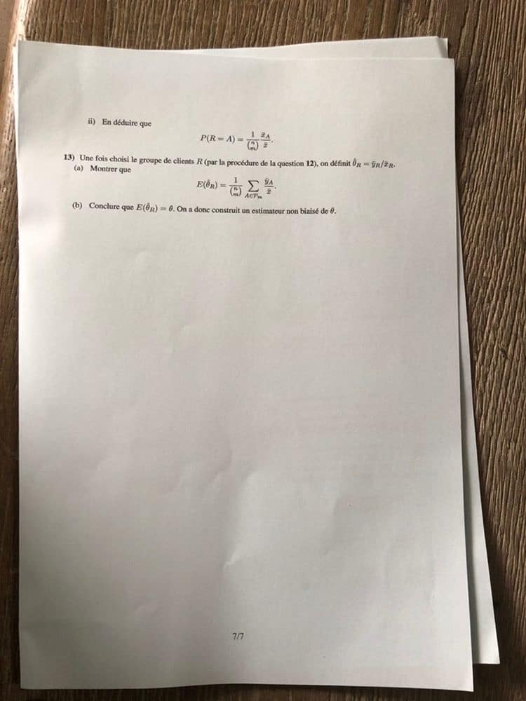 Maths ESSEC ECE 2020 7