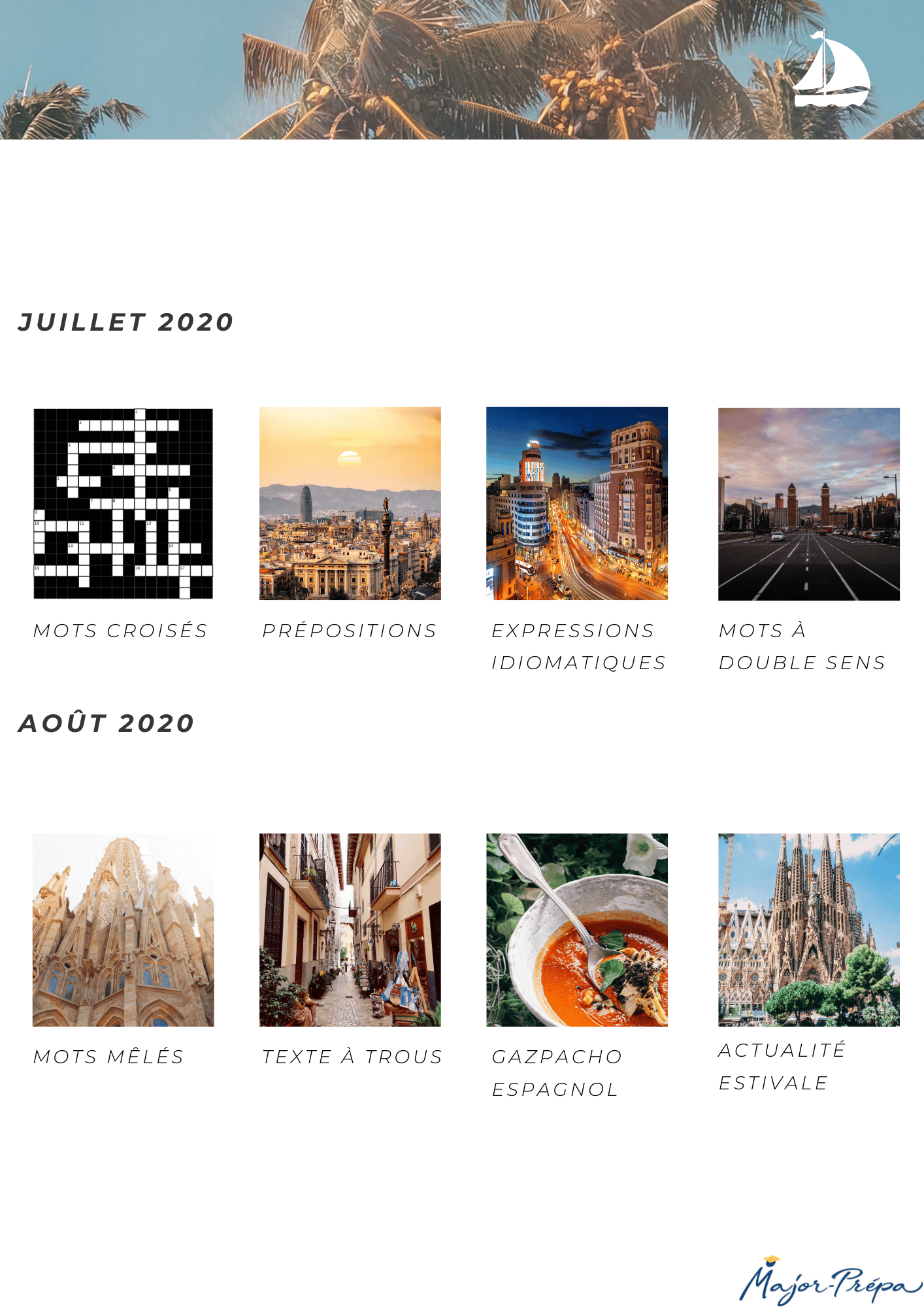 cahier de vacances en espagnol