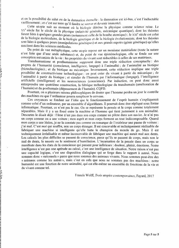 sujet synthèse ESCP 2020 5