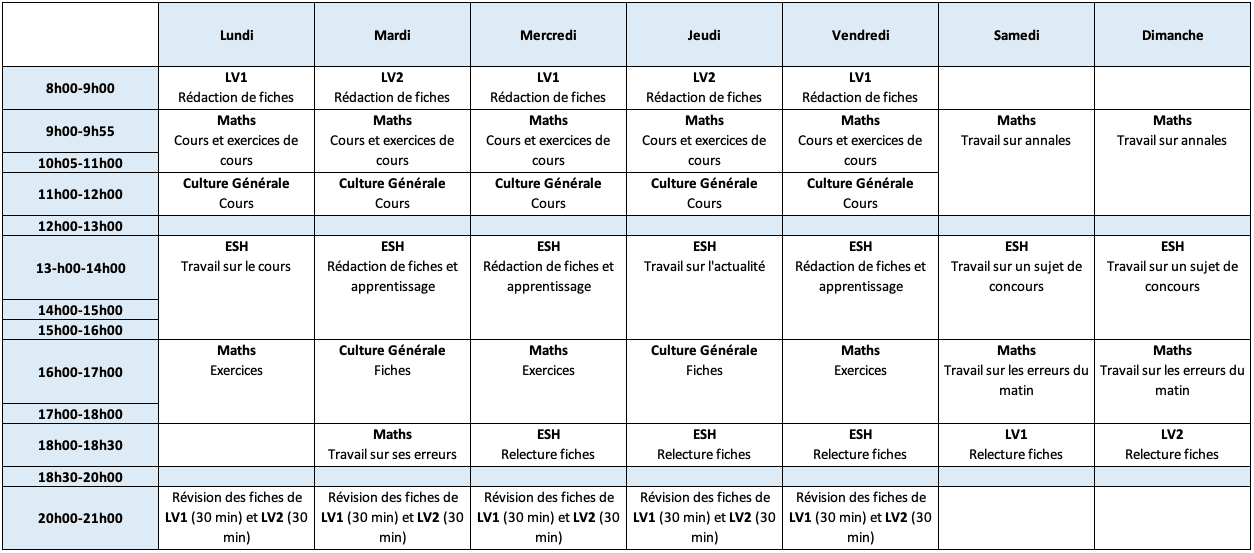 planning noël guillaume ece