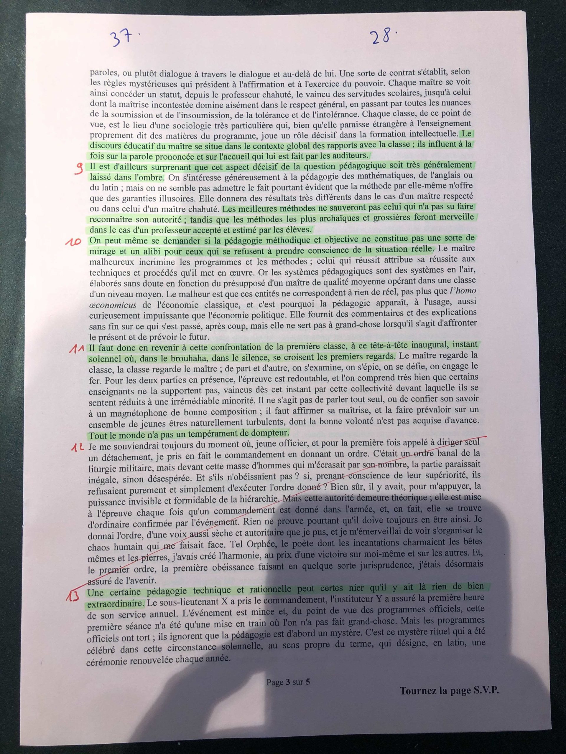 sujet contraction HEC 2021
