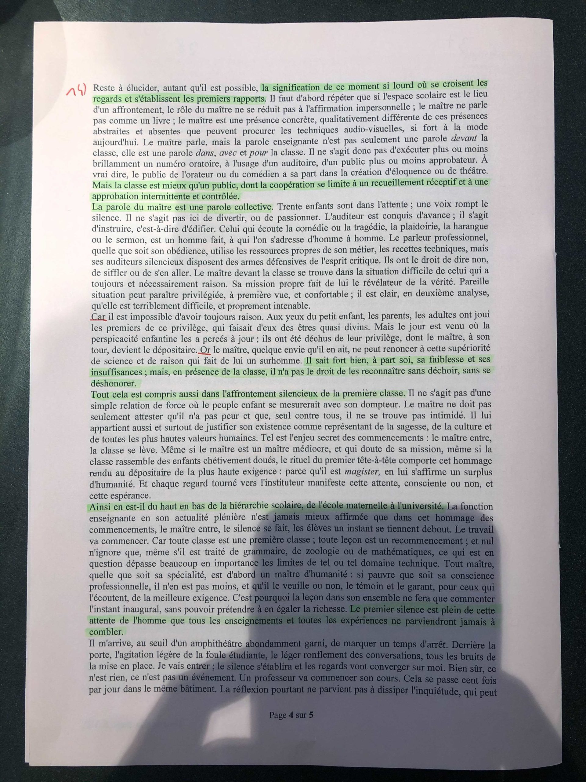 sujet contraction HEC 2021