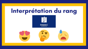 Interpréter son rang INSEEC