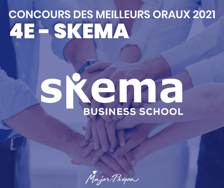 Concours des meilleurs oraux 2021 SKEMA