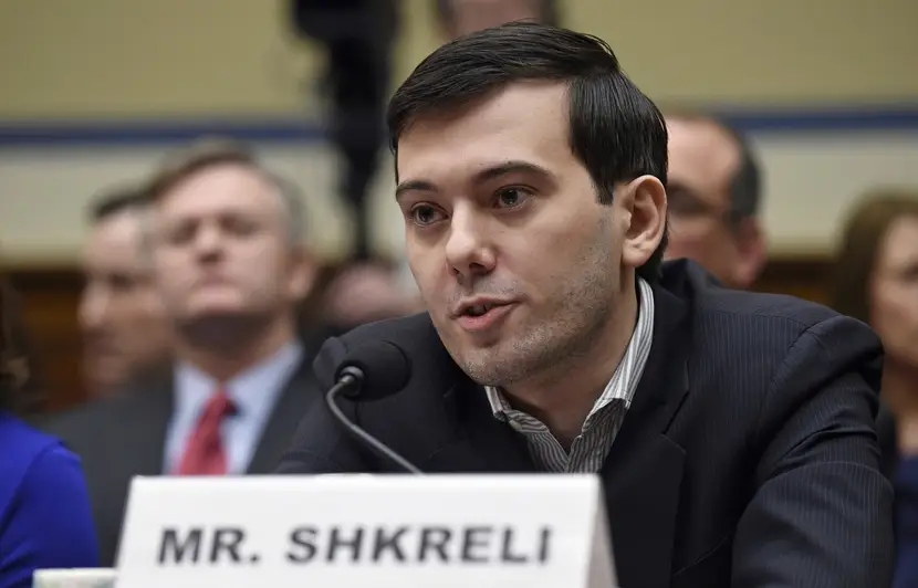 Martin Shkreli, en 2016, devant le Congrès américain