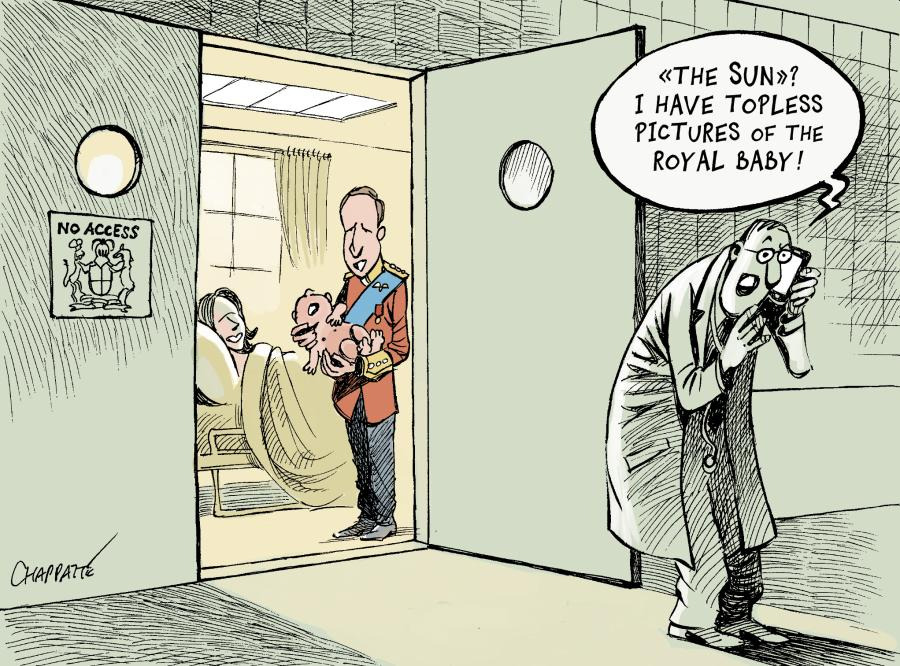 Patrick Chappatte, British Royal Baby
