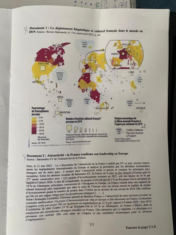 La France, puissances d'influence mondiale ? 3/5