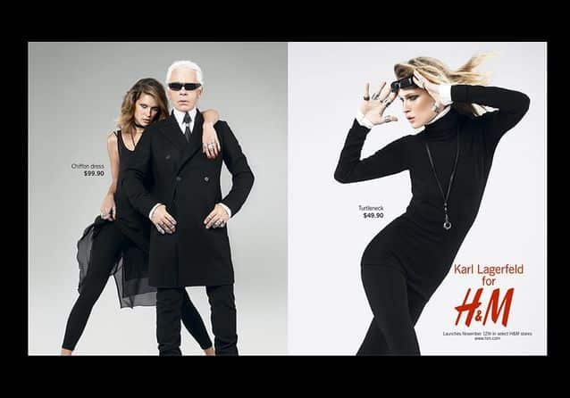 Collection capsule Karl Lagerfeld et H&M