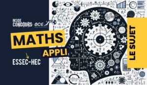 Sujet Maths Appli HEC ESSEC 2024
